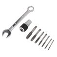 thumbnail image 2 of Enchufe de grifo Acero de alta velocidad Resistente Resistencia Duradera Ahorro de esfuerzo Llave de trinquete M19 con 7 machos de roscar, 2 of 10