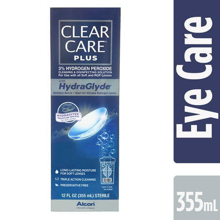 - CLEAR CARE PLUS Contact Lens Cleaning and Disinfecting Solution