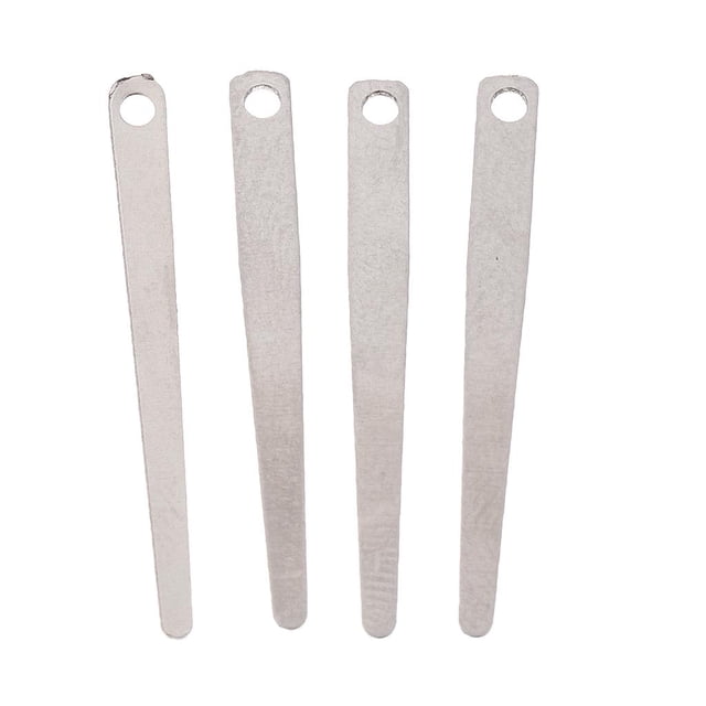 Paquete de 4 Muelles Planos Yuyangstore para saxofón Piezas de Instrumentos