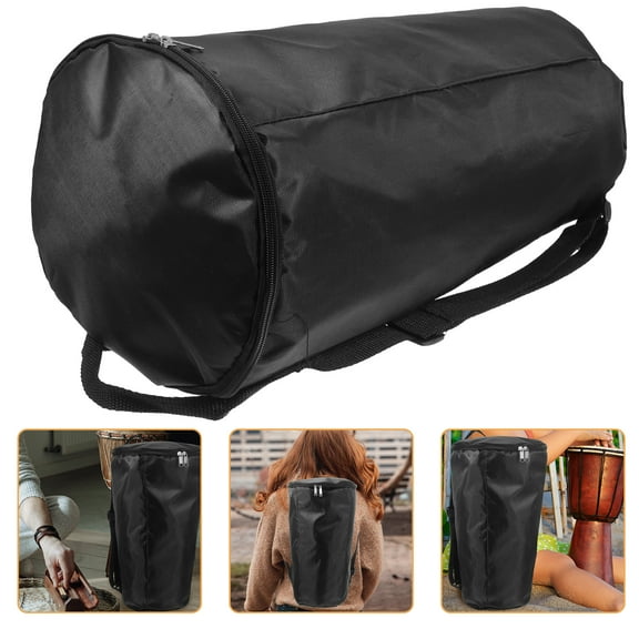 8 Inch African Drum Djembe Carry Case Gig Bag Backpack Waterproof Rain Proof Drum Bag Black