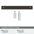 thumbnail image 4 of Amerock Ladera 7-9/16 inch (192mm) Center-to-Center Rectangle Oil-Rubbed Bronze Cabinet Pull Backplate, 4 of 6