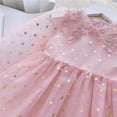 thumbnail image 6 of URMAGIC Toddler Baby Girls Doll Collar Princess Dress Sequins Tulle Gown Dress, 6 of 7