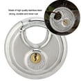 thumbnail image 4 of Stainless Steel Round Shape  Key For Outdoor Warehouse Fences Cabinet Locks, 4 of 8