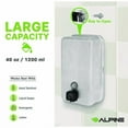 thumbnail image 3 of Vertical Manual Surface-Mounted Stainless Steel Liquid Soap Dispenser, 40 oz, 2.8 x 4.8 x 8.1, Brush | Bundle of 2, 3 of 7