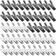 thumbnail image 1 of Juego de cortaúñas Honoson, 50 piezas, acero inoxidable, negro y plateado, 1 of 7