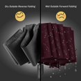 thumbnail image 2 of Travel Inverted Umbrella Compact Windproof- Automatic Reverse Umbrellas For Rain - Men And Women, Folding, 2 of 5
