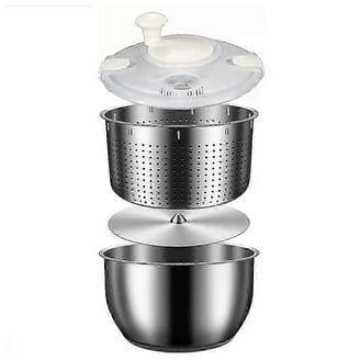 OXO Steel Salad Spinner w/ Soft Push Pump & Locking Lid - Walmart.com
