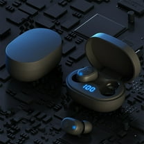 Earphone wireless, Hwkond Bluetooth Headphones 5.1 Wireless Earbuds Breathing Lamp Noise Reduction Bass IPX5 Waterproofs Sports Earphones Microphone Stereo Headset, Black, Up To 60% Off