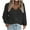 Black, variant on Sentmoon Cozy Sweaters for Women Long Sleeve Oversized Cardigan Button up Solid Color Stretchy and Flexible Loose Women Clothing Fall and Winter Streetwear for Business Casual M