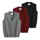 thumbnail image 2 of Chalecos de punto para niños escolares, suéter con cuello en V, chaleco, camiseta interior para adolescentes, cárdigan informal sin mangas para niñas, Tops de 4 a 13 años, 2 of 5