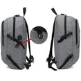 thumbnail image 4 of black Duomi Mochila para estudiantes Mochila escolar con carga USB Bolsa para computadora juvenil, 4 of 5