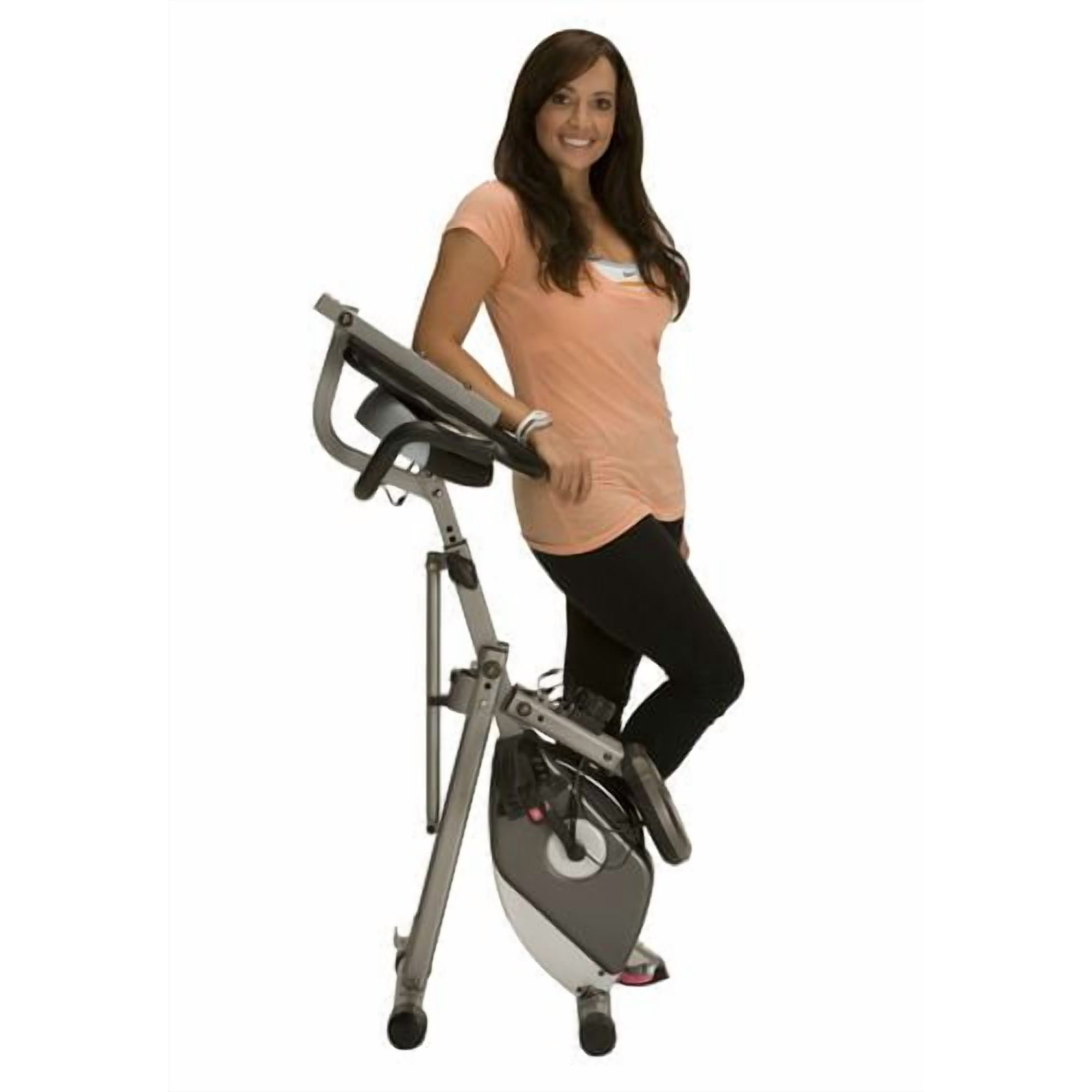 Exerpeutic Folding Folding Recumbent Stationary Bike Exerpeutic