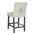 thumbnail image 4 of SAFAVIEH Nikita 26.5 in. H Modern Counter Stool with Ring, Light Grey, Set of 2, 4 of 13