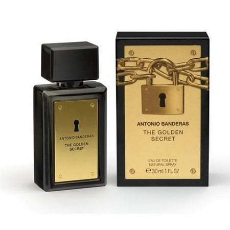 Antonio Banderas The Golden Secret Eau De Toilette Spray for Men, 1.0 oz