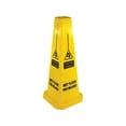thumbnail image 5 of Genuine Joe Caution Safety Cone 4-Sided 10"x10"x24" Yellow 58880, 5 of 6