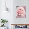 thumbnail image 4 of COMIO Bedroom Decor for Women Light Pink Rose Decor Canvas Art Flower Wall Decor Bathroom Wall Art Teen Girls Room Decor Artwork for Walls Floral Wall Pictures Room Decorations Gallery Wrapped, 4 of 5