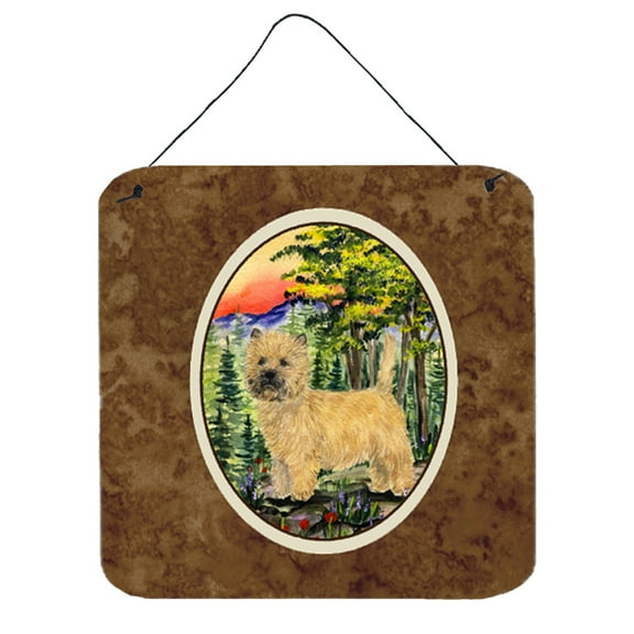 Caroline's Treasures SS8229DS66 Cairn Terrier Wall or Door Hanging Prints, 6x6, multicolor