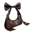 thumbnail image 4 of Bolsa de hombro bolso para mujeres Goth Y2K Pouch para viajes de viaje al aire libre Café, 4 of 8