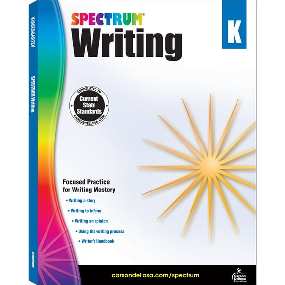 Spectrum Spectrum Writing, Grade K: Volume 34, (Paperback)