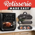 thumbnail image 6 of Gourmia All-in-One 14-Quart Air Fryer, Oven, Rotisserie, Dehydrator with Temperature Probe, Black, 6 of 10