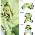 thumbnail image 4 of Dog Pajamas for Small Dogs Boy Girl, Dog Clothes Tiny Chihuahua Yorkie All Season Shirt, Cute Puppy Outfit Pjs Jumpsuit Cat Onesie Apparel Pet Clothes,Avocado L, 4 of 7