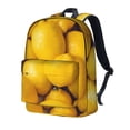 thumbnail image 2 of Goofa Ripe Yellow Lemon Printed Backpack,Laptop Backpack,Durable Anti-Theft Travel Work Backpack,Water-resistant Backpack, 2 of 9
