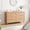 Natural, variant on Double Size Bedroom Makeup Vanities, Rattan 6 Drawer Double Dresser for Bedroom, Chest of Dressers, Modern Dresser Drawer Chest, Natural Makeup Vanities,Wood Makeup Vanities With Lights