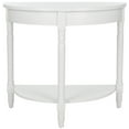thumbnail image 4 of SAFAVIEH Randell Nautical Rustic Demilune Console, Shady White, 4 of 6
