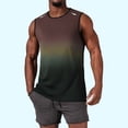 thumbnail image 2 of UAYOTSE Men Summer Undershirt Breathable Relaxed Fit Athletic Tank Tops for Running Swimming,Sizes L, 2 of 5