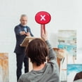thumbnail image 2 of unbranded 2Pcs Paddle Boards Vote Paddle Multi PVC Teaching Tool Classroom Teaching, 2 of 5
