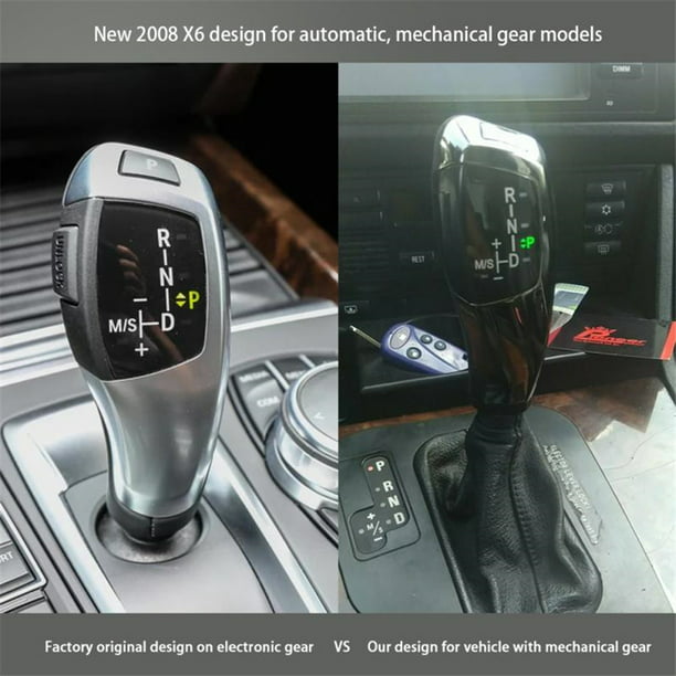  Nueva palanca de cambio de marchas automática LED LHD modificada para BMW E4 E6 E6