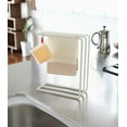 thumbnail image 2 of Yamazaki Home Dish Towel Hanger, White, Steel, Water Resistant, No Assembly, 2 of 5