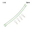 thumbnail image 4 of Dalazy 1/2/3/5 Durable Metal Clip R Pin Rod With Anti-lost Rope For Seamless Connection Compatibility Durability green 1:10 1 Pc, 4 of 6