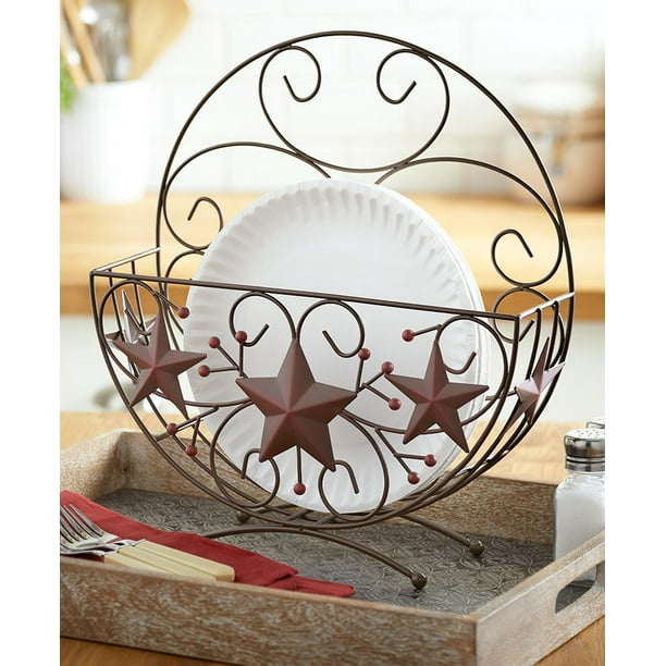 Decorative Plate Holders Stars and Berries