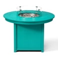thumbnail image 5 of WestinTrends Helios 47" Modern Outdoor Patio Propane Gas Round Fire Pit Table (Rocks Not Included), Turquoise, 5 of 14