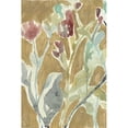 thumbnail image 3 of Goldberger, Jennifer 11x14 Black Modern Framed Museum Art Print Titled - Flowers on Ochre I, 3 of 5