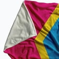 thumbnail image 2 of Simply Daisy 30 x 40 inch Pansexual Pride Chevron Throw Blanket, 2 of 2