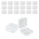 thumbnail image 2 of 20x Contenedores de almacenamiento cuadrados pequeños, Mini joyero organizador Estuche de almacenamiento transparente para hardware, 2 of 7