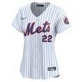 thumbnail image 2 of Women's Nike Juan Soto White New York Mets Home Limited Player Jersey, 2 of 3