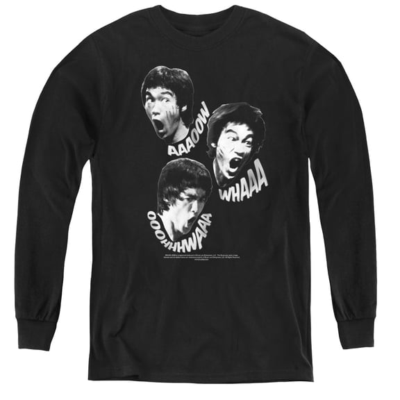 Bruce Lee - Sounds Of The Dragon - Youth Long Sleeve Shirt - Small