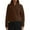 03# Camel, variant on Womens Fleece Sweatshirts Cropped Half Zip Fuzzy Warm Pullover Varsity Jackets with Zipper Pockets Camel XL