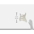 thumbnail image 2 of Fender Standard Stratocaster for 3 Single Coil Pickups, 11 Hole, 3-Ply - White, 2 of 2