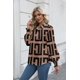 thumbnail image 3 of Blusa Zeagoo con botones y puños fruncidos para mujer, elegante, 3 of 6