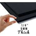 thumbnail image 6 of Expanded PVC Sheet – Lightweight Rigid Foam – 6mm (1/4 Inch) – 24 x 48 Inches – Black – Ideal for Signage, Displays, and Digital/Screen Printing by Ring Binder Depot (2 Pack), 6 of 6