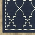 thumbnail image 6 of Oriental Weavers Marina Area Rug 7765B Outdoor Navy Lines Dotted, 6 of 6