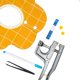 thumbnail image 4 of Juego de 360 ​​broches de plástico T5 y clips de presión para coser y hacer manualidades. ER, 4 of 5