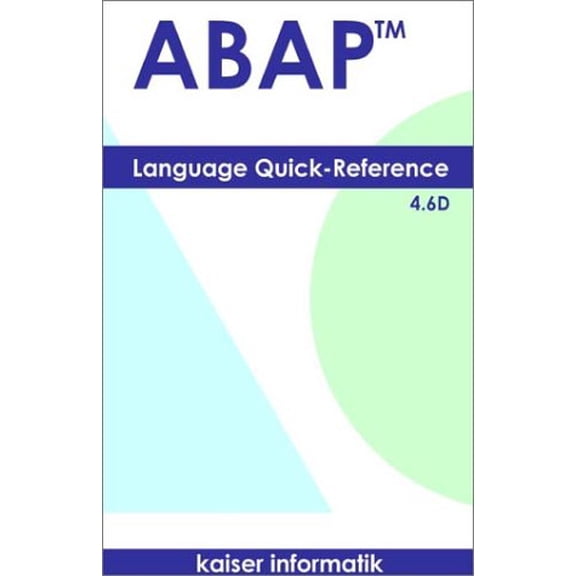 Pre-Owned ABAP Language Quick-Reference