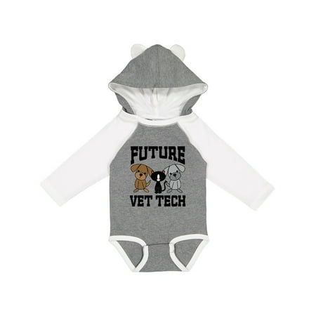 

Inktastic Future Vet Tech Veterinarian Gift Baby Boy or Baby Girl Long Sleeve Bodysuit