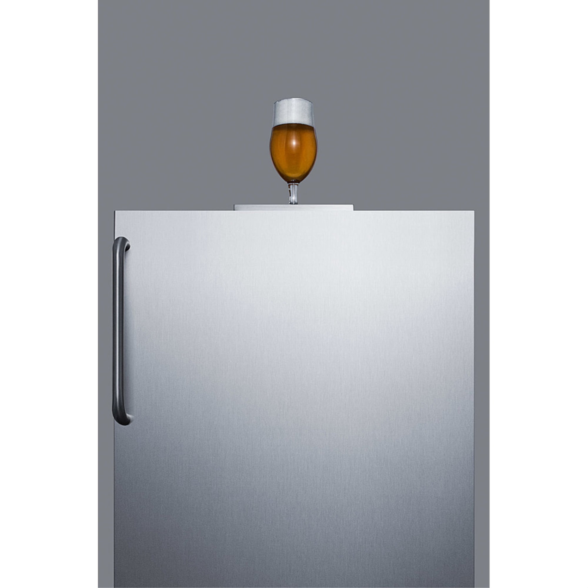 ADA compliant commercial outdoor kegerator in complete stainless steel, designed for built-in or freestanding use; no tapping equipment included