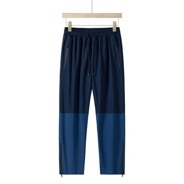 Ceisia Men's Spring Summer Outdoor Pants - Solid Gift Color Casual Fashion Straight-Leg Windbreaker Pants